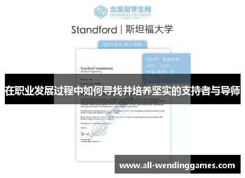 在职业发展过程中如何寻找并培养坚实的支持者与导师